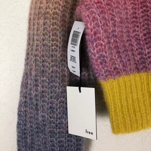 NWT Wilfred Free Laney Sweater in Rainbow Melange - Picture 8 of 11